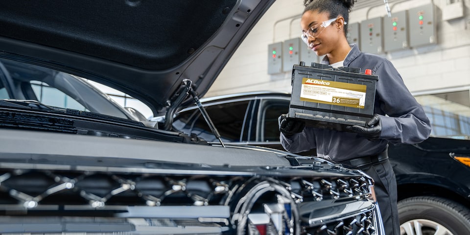 Buick Certified Service Technician Working on a Buick Vehicle