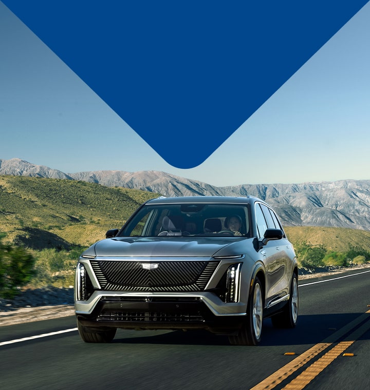Cadillac driving
