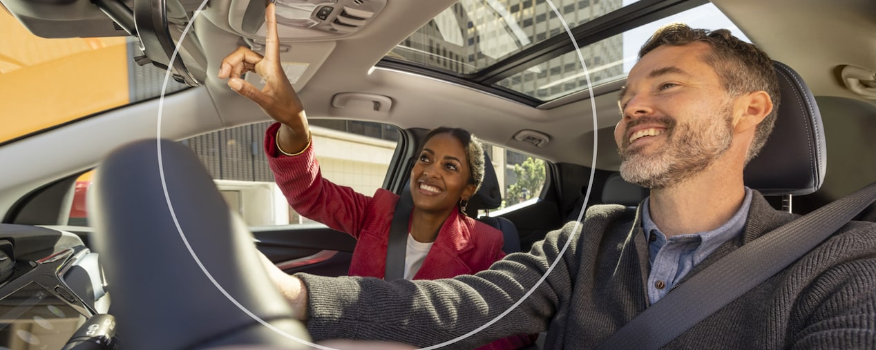 People In Vehicle While Passenger Presses OnStar Button