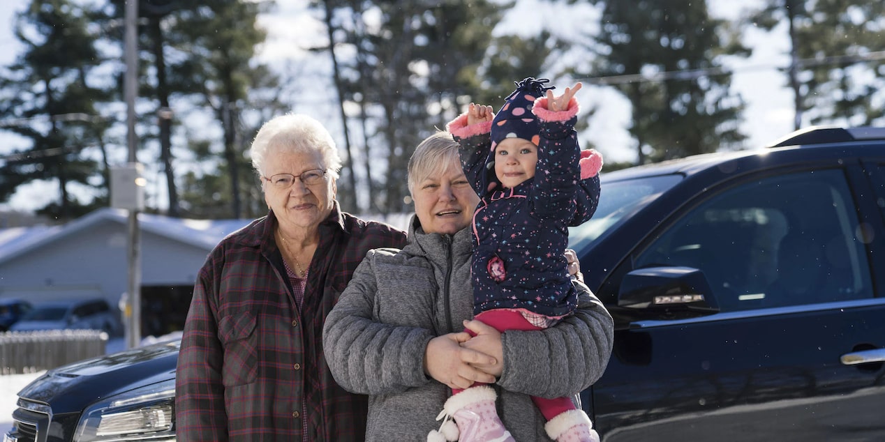 Grandparents with Young Granddaughter